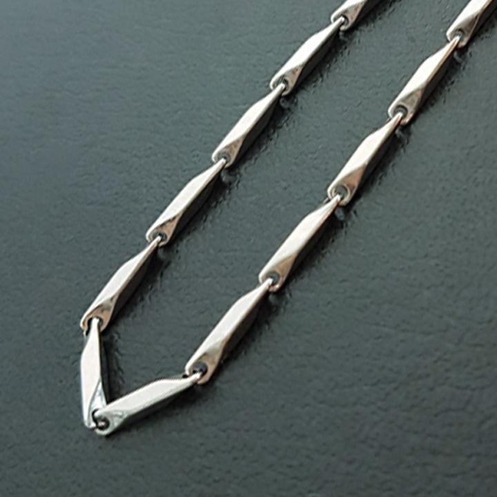 Glory_Arden [Unisex] Surgical Steel Diagonal Knot Chain Daily Bracelet / Ghmb-126