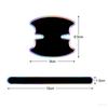 AFUHD1 8Pcs Car Door Bowl Handle Protect Stickers Door Corner Anti-collision Decals For Porsche Macan Panamera Cayenne Cayman 911 918