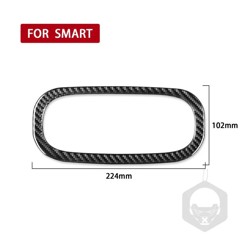 For Benz Smart 453 Fortwo 2016-2024 Carbon Fiber Air Conditioner Control Switch Frame Adjustment Trim Cover Decoration Sticker