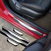Dörrtröskel Pedaltillbehör Auto Tröskel För Mazda CX30 CX-30 Skydd Slitplatta Bilklistermärken Trim Styling 2024