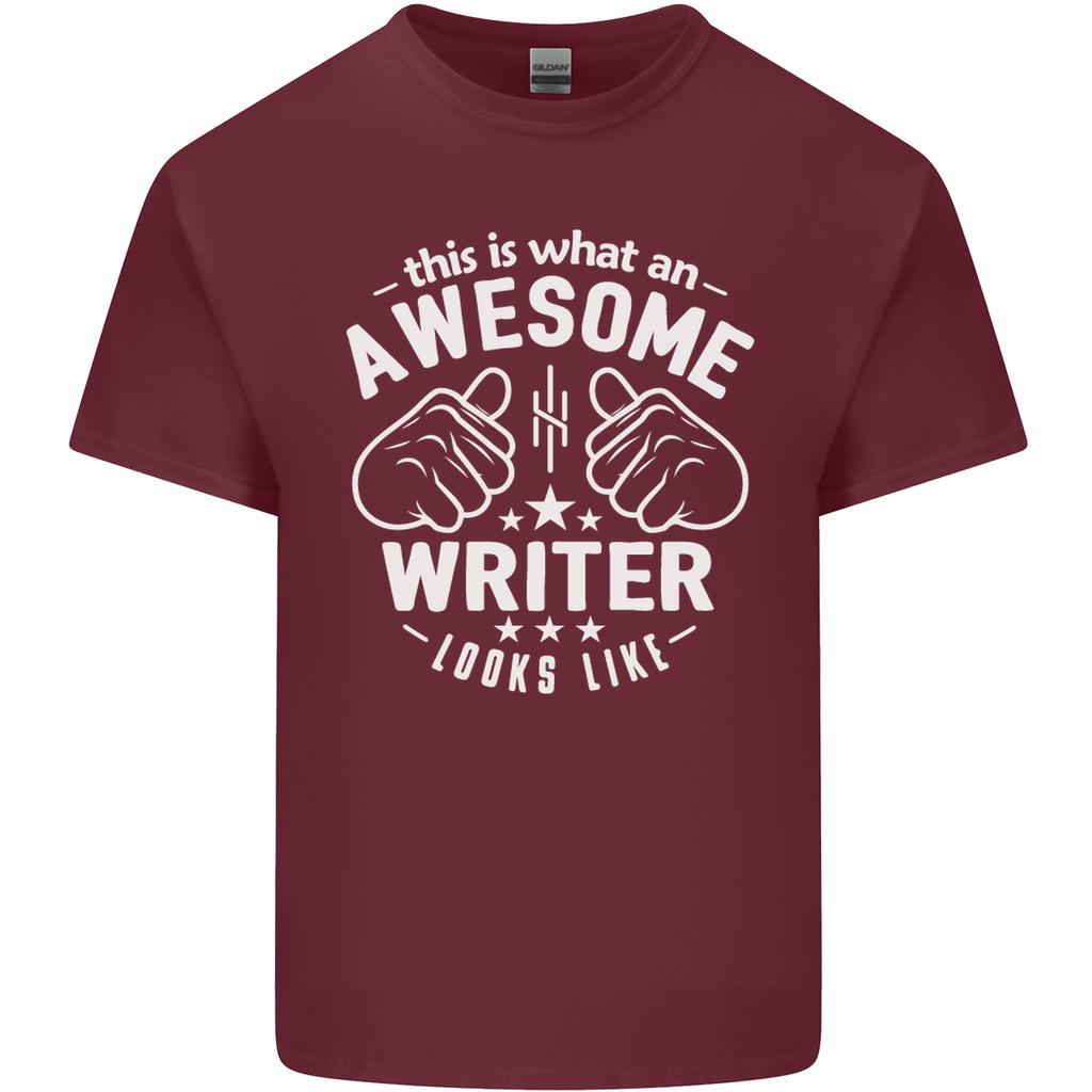 This Is What an Awesome Writer Looks Like Unisexs Light Cotton TShirt