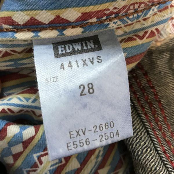 Made in Japan EDWIN 441XVS Exclusive Vintage Western Bootcut Denim Pants Men W28 L85 cBH617-e(USED)
