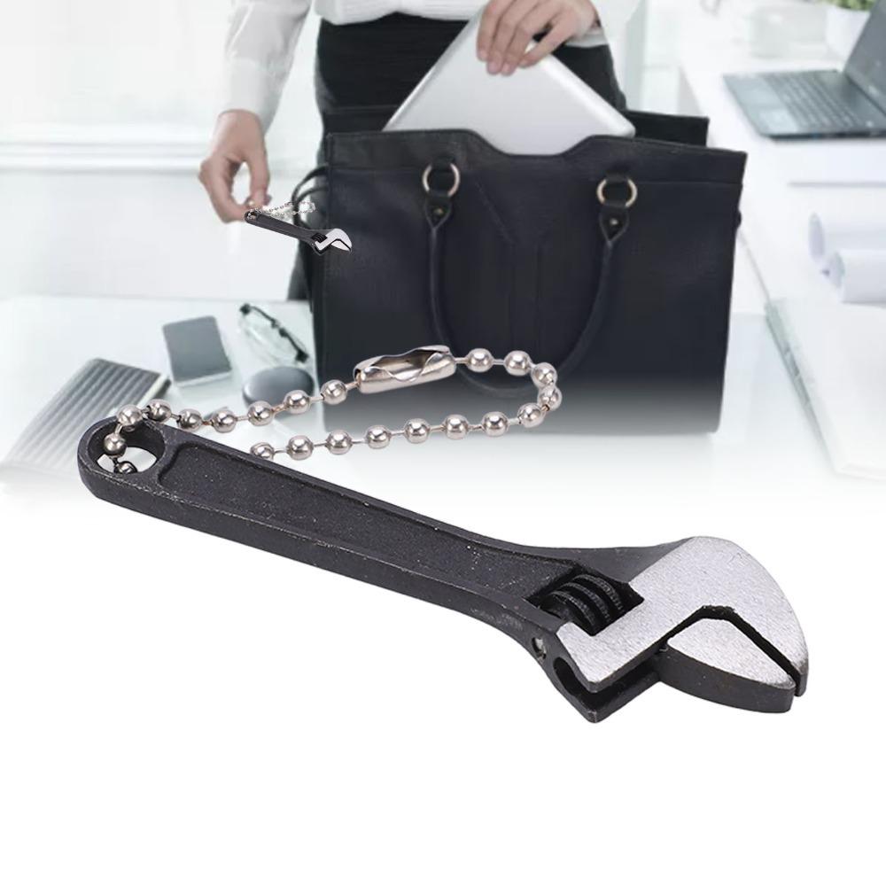 Professional Galvanized Steel Mini Adjustable Wrench Anti-rust Adjustable Tiny Spanner Mini Sturdy Mini Nut Wrench Tool Home