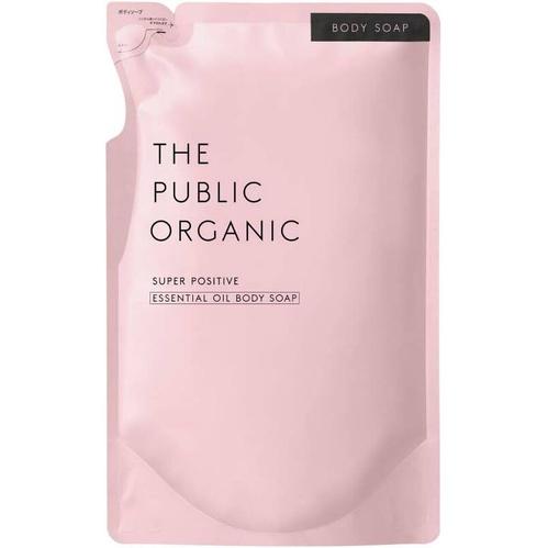 The Public Organic Deep Moist Body Soap  Super Bouncy  Super Positive 480mL  400mL Refill