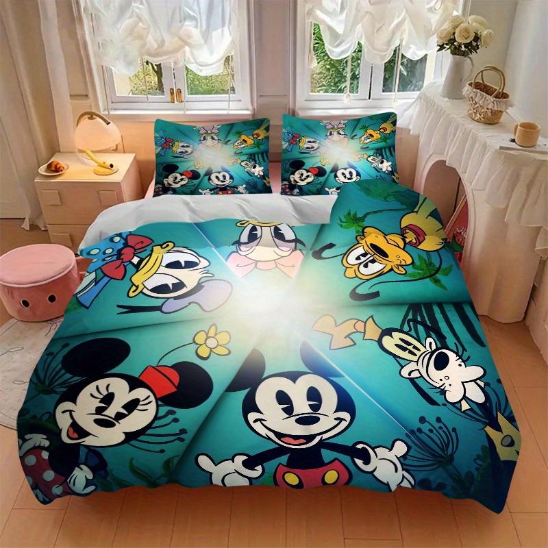 3pcs set Mickey Mouse, Daisy Duck, Goofy print bedding quilt cover, soft and comfortable quilt cover suitable for bedroom and guest room39