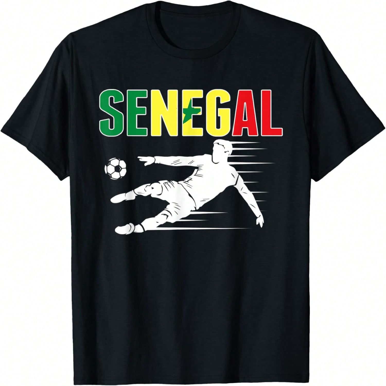 Senegal Soccer Fans Jersey - Senegalese Football Supporters T-Shirt(1) S
