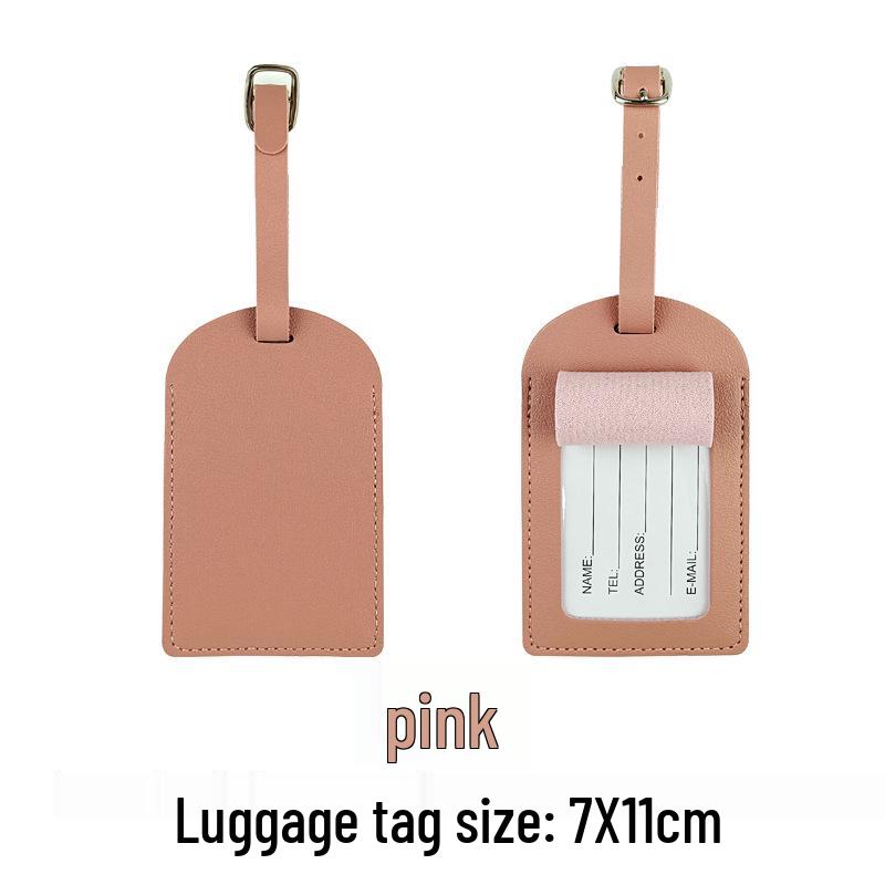 Customizable PU Leather Passport Holder & Luggage Tag Set with Paper Card Inclusion