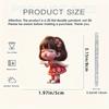 Cute Pouting Little Girl 2D Flat Acrylic Pendant Car Keychain Car Rearview Mirror Backpack Pendant Home Decoration Pendant Gift