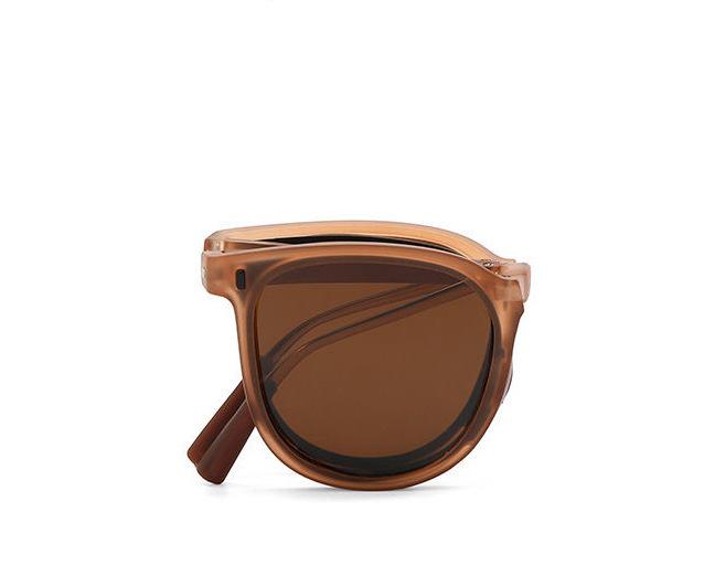 Folding Sunglasses, Polarized Sunglasses, Female And Male Trendy Goods, Anti-Ultraviolet Tea, Sunshade
