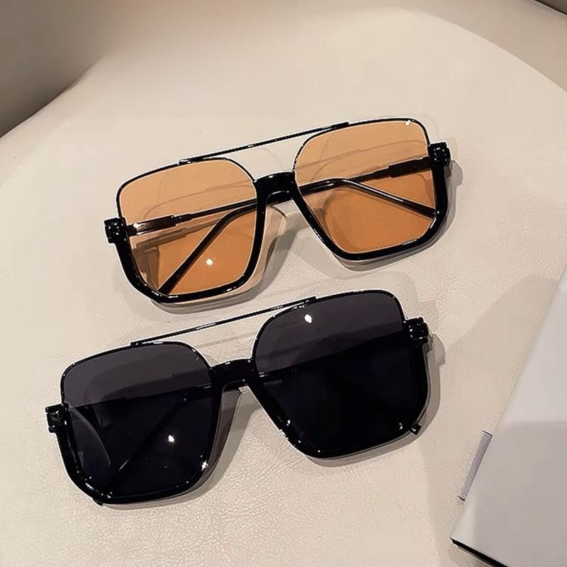 Retro Square Sunglasses For Women Men Uv400 Protection Stylish Travel Fashion Accessories