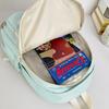 High-value Candy Color, Fresh and Sweet Backpack, Lightweight Make-up Class for Junior High School Students, and Large-capacity Backpack.