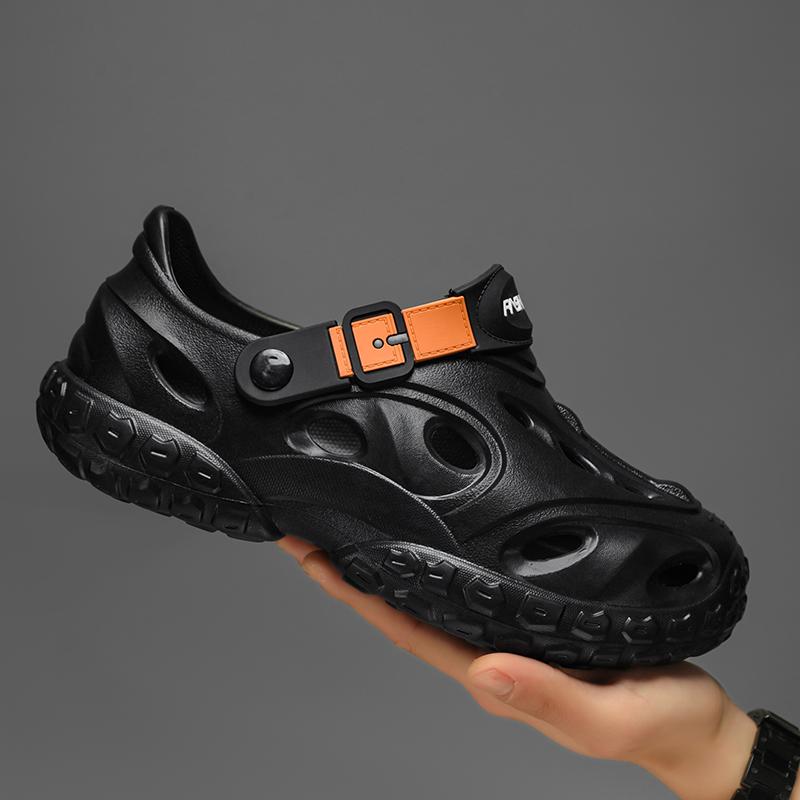 Summer Outdoor Men Beach Sandals Fashion Eva Mens Slippers Anti Slip Man Casual Shoes Comfortable Wear Resistant Garden Shoes