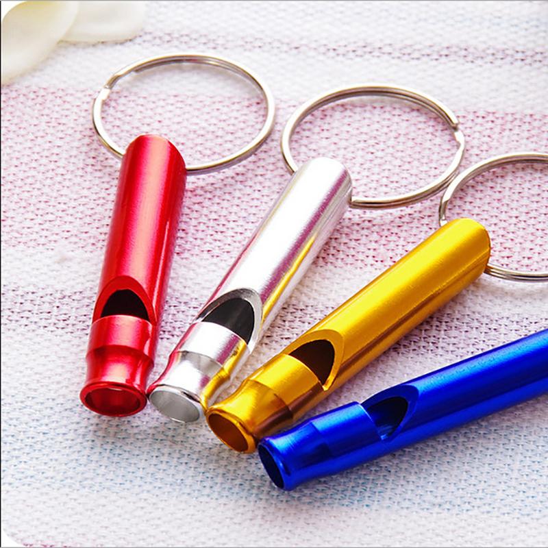 5/10/20Pcsoutdoor Emergency Whistle Multifunction Survival Training Whistle Camping Hiking Survival Sports Anti Lose Whistle Key