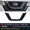 Černý Warrior Přední mřížka U-tvarový lem pro Nissan X-Trail 2017-2021