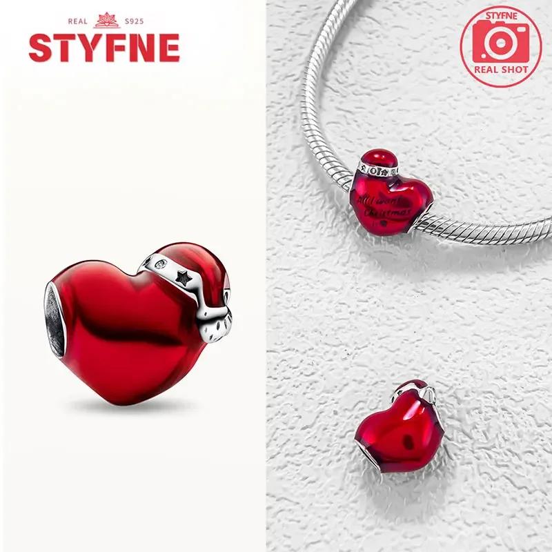 Copperchristmas Gifts Charms Snow Housebeads Christmas Collection Fit Original Bracelet Diy Jewelry Gifts For Women