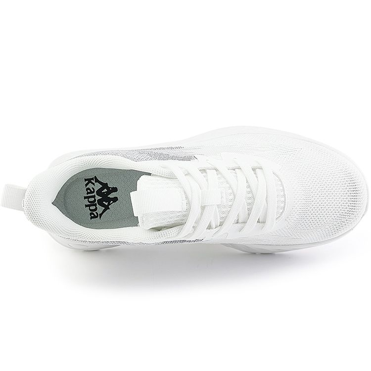 Kappa Fashionable Comfortable Fabric TPU Non-Slip Wear-Resistant Low-Top Running Shoes Unisex Sneaker White Gray K0DX5MQ68-012A