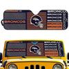 Denver Broncos Custom Front Windshield Sun Shade