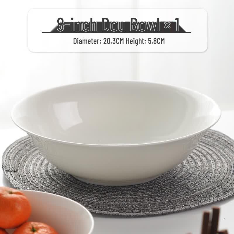 Korean Style Ceramic Noodle Bowl