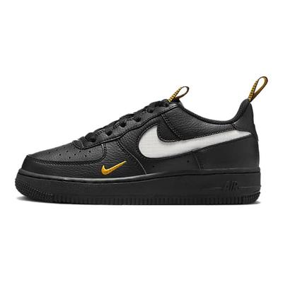 Air Force 1 LV8 GS Black University Gold Kids Sneakers White HF0095-001