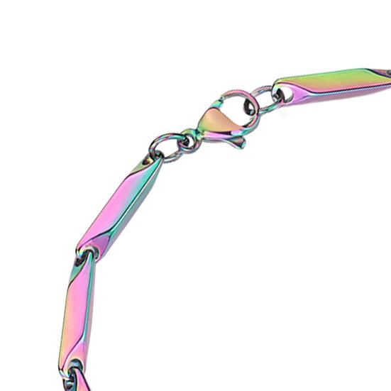 Processus de trempe Bracelet Simple chaîne de feuilles Non allergique Bracelet décoration de poignet