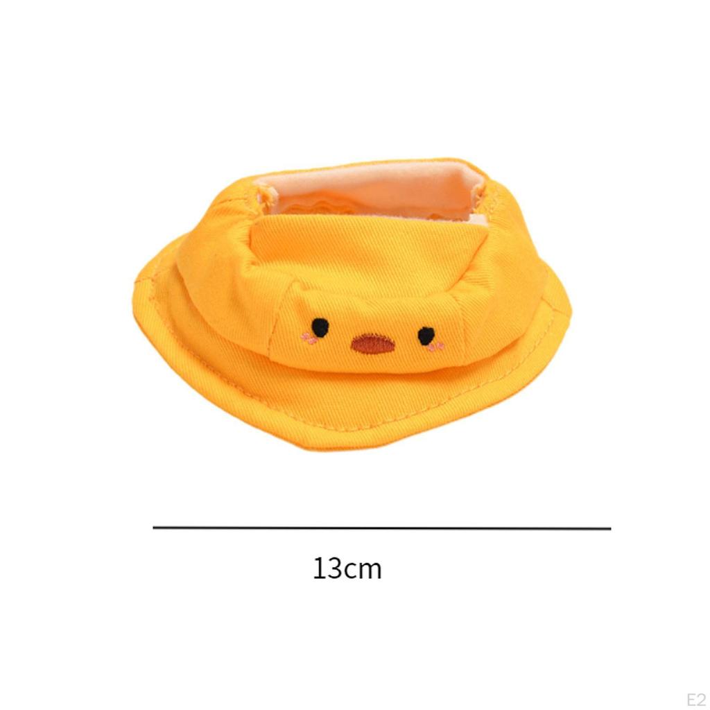 Plush Doll Hat for 17 Cm Accessories Soft Stylish Pretend Play Photo Props Costumes