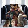 Super Soft Blanket Travel Thomas Brodie-Sangster Throw Blanket English Actor Flannel Bedspread For Sofa Bed Funny Sofa Bed Cover