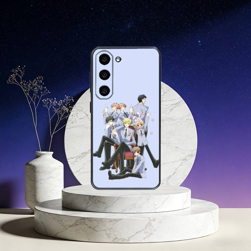 O-Ouran High School Host Club Phone Case For Samsung Galaxy A73,A72,A71,A70,A53,A52,A51,Others Soft Black Cover