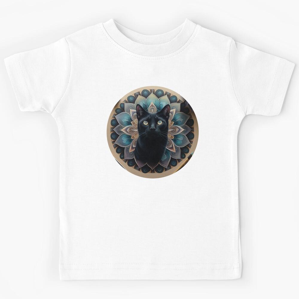 Cat Noir #1452 | Black Cat Kids T-Shirt 170