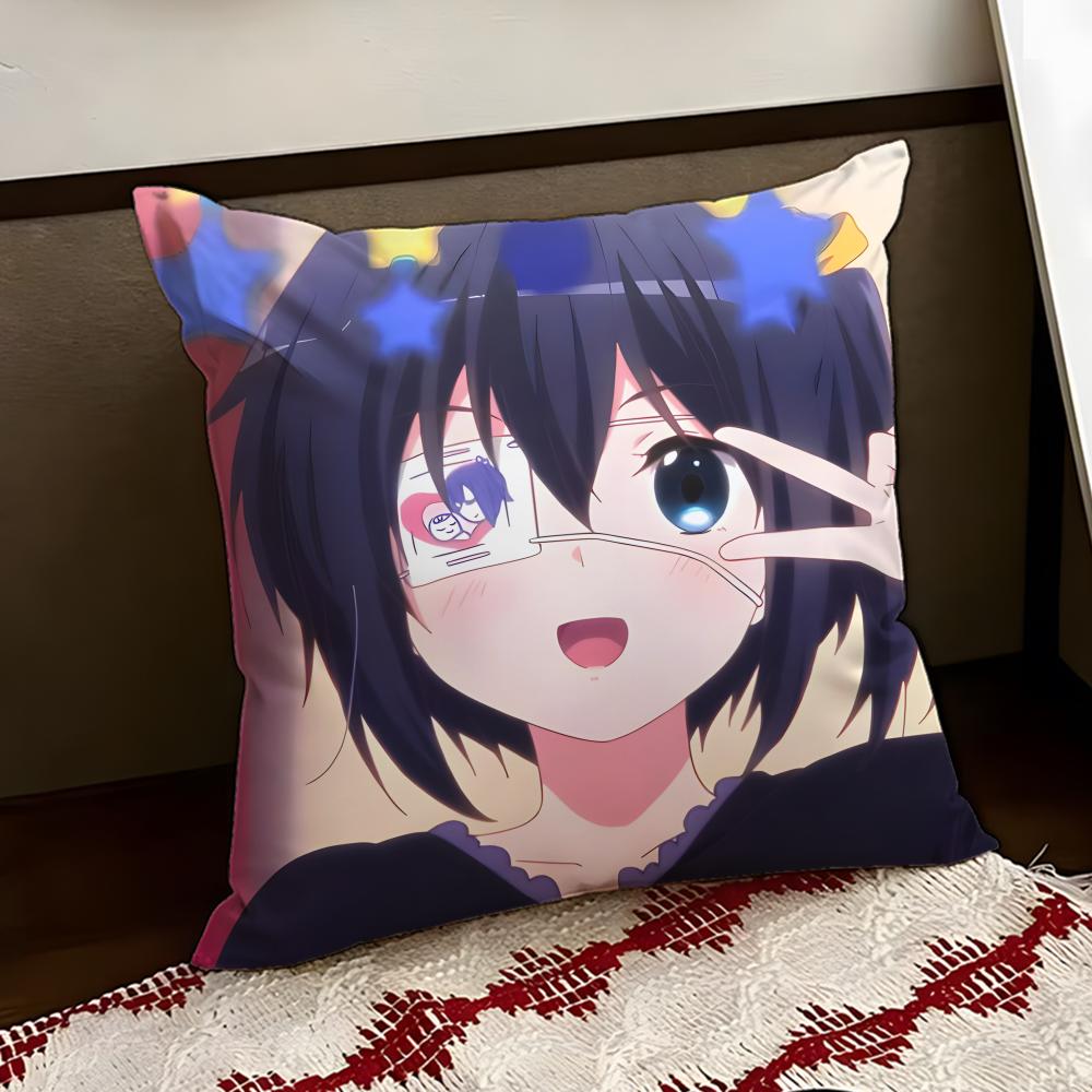 Love Chunibyo  Other DDelusions Cushion Cover Reversible Soft Durable Pillo Cover Home Car MultiScene Use for Daily Comfort