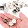 5Pcs No Sew Button Pins Cover Up Buttons Women Shirt Brooch Buttons Detachable Buttons Pins For Clothes Shirt Sweater Decor
