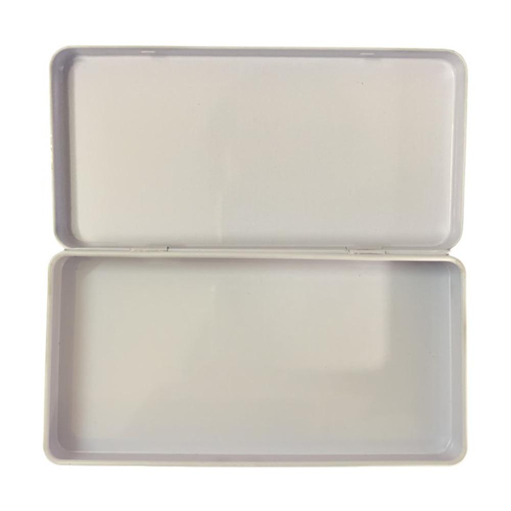 12/21/24/45 Grids Watercolor Paint Box Empty Grid Iron Box Pigment Storage Tray Portable Rectangular Shape Art Palette Sketching