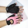 Gym Cycling Gloves for Women Men Fitness UV Protection Fingerless Summer Breathable Mesh Anti-Slip Workout Weightlifting Gloves
