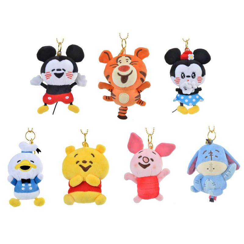 Cute Plush Tigger Keychain Soft Pp Cotton Stuffed Animal Bag Charm Adorable Gift