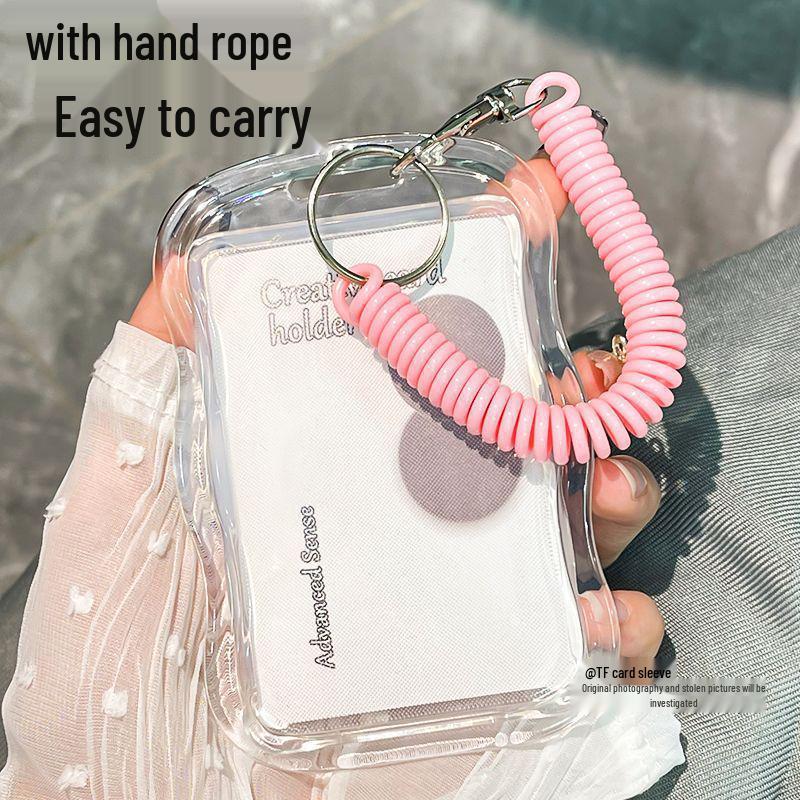 Bus Card Holder ID Sleeve - Durable Protection for Student, Work, or Meal Cards