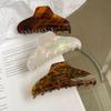 Elegant Autumn Retro Korean Acetate Hair Clip for Women - High-Grade Shark Clip for Bun