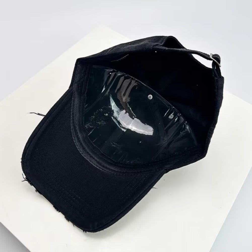 Broken Style Design Baseball Hats Solid Color Sunshade Caps New Peaked Caps