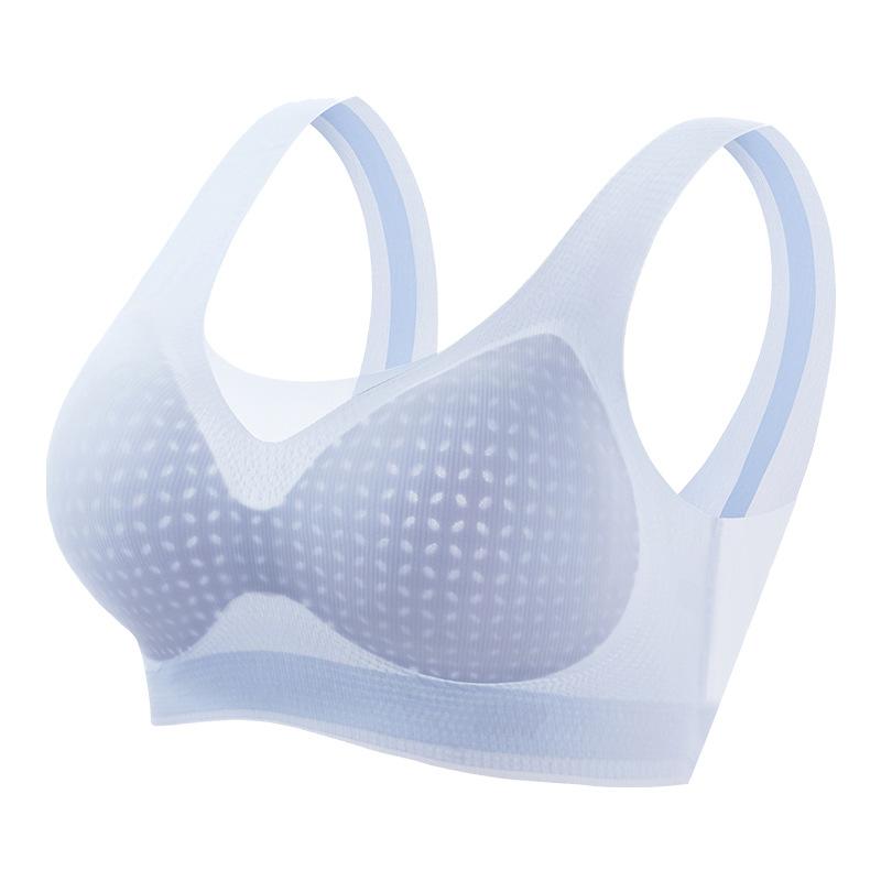 Ladies Summer Cool Feeling 10A Antibacterial Breathable Non Trace Thread Ice Silk Middle Aged Mother Underwear