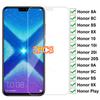 9D Protective Glass On For Huawei Honor 8X 8A 8C 8S 9A 9C 9S 9X Tempered Screen Protector Honor 10i 20i 20S Play Glass Film Case