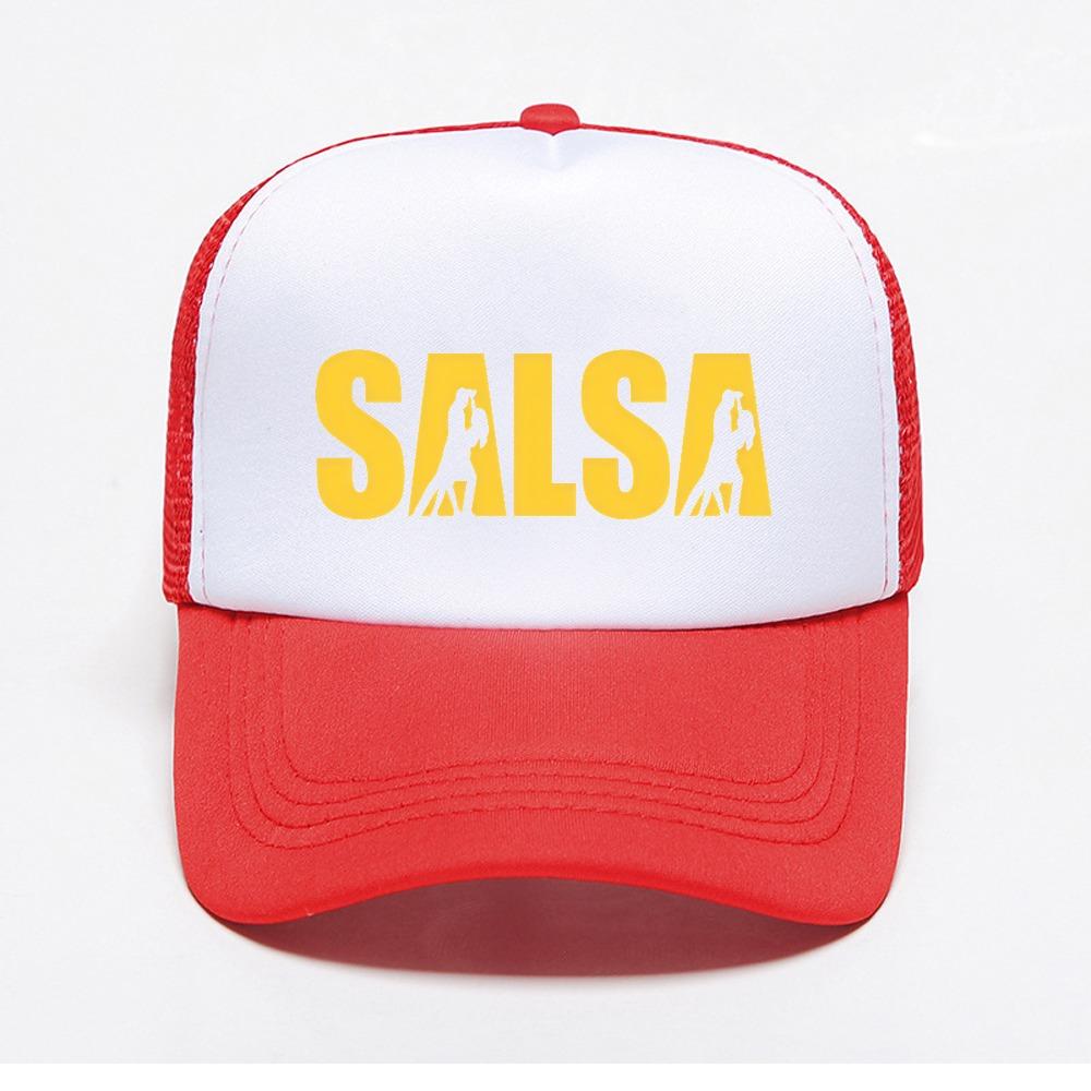 Funny Dancing Salsa Music Graphic hat Unisex Summer cool mesh breathable baseball cap Hip Hop Outdoor Sun Protection Trend Hats