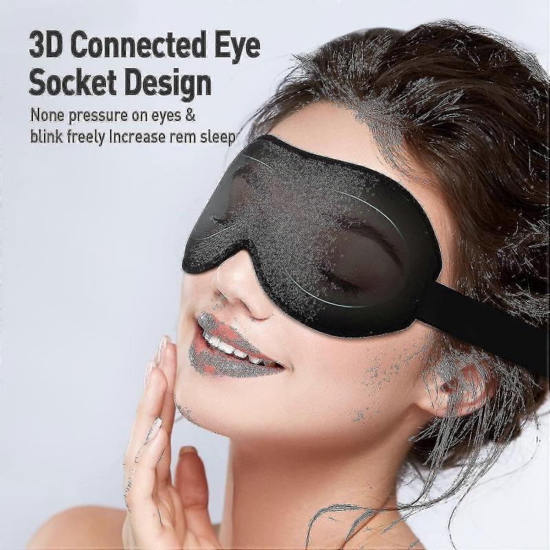 2021 Upgraded Sleep Mask, Perfect Sleeping Mask For Side Sleepers, 3d Ultra Soft Skin-friendly Eye