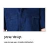 Men's Anti-Scald Denim Welding Work Suit