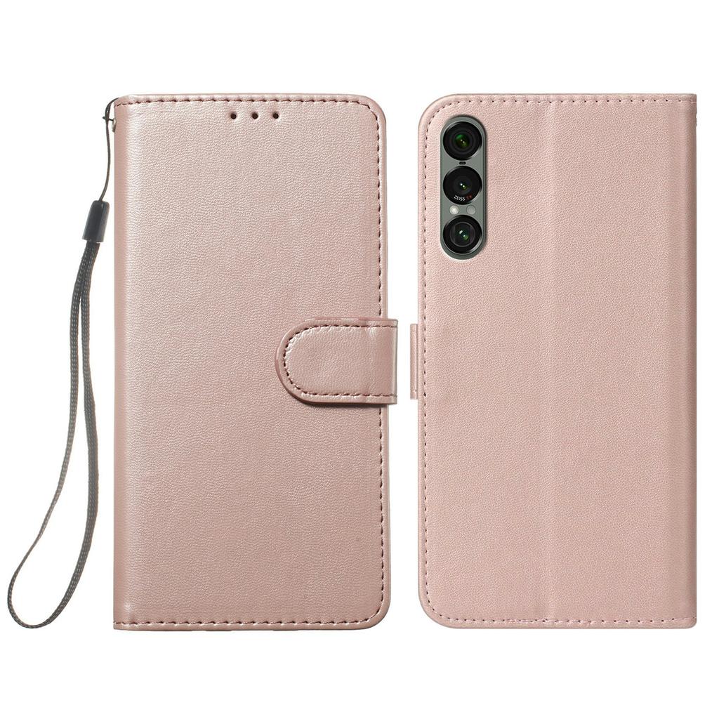 Für Sony Xperia 1 VII Hülle PU Leder Flip Handyhülle Brieftasche Kartenfach Halter