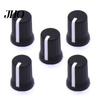 Rotary Knobs 5Pcs Universal EQ Knob Replacement Wear Resistant Caps Mini Size Simple Installation Equalizer Potentiometer Fader Wear-resistant