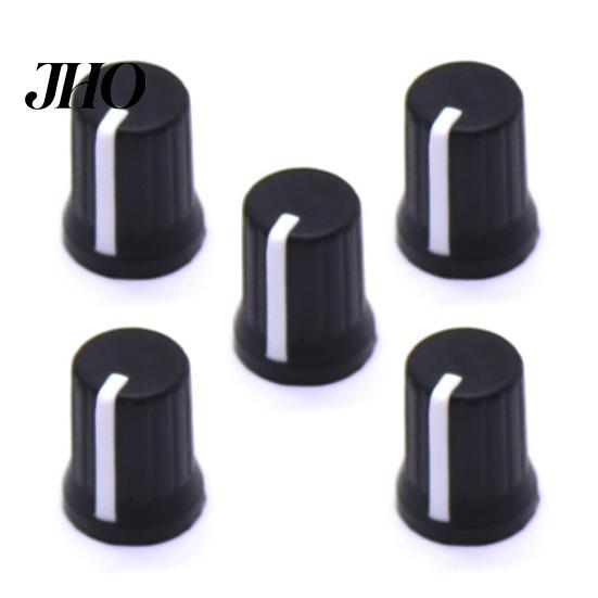 Rotary Knobs 5Pcs Universal EQ Knob Replacement Wear Resistant Caps Mini Size Simple Installation Equalizer Potentiometer Fader Wear-resistant