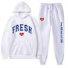 New Spring and Autumn Men's Hoodie Set, Popular In Europe and America, Casual Trend Men's Sweater Set