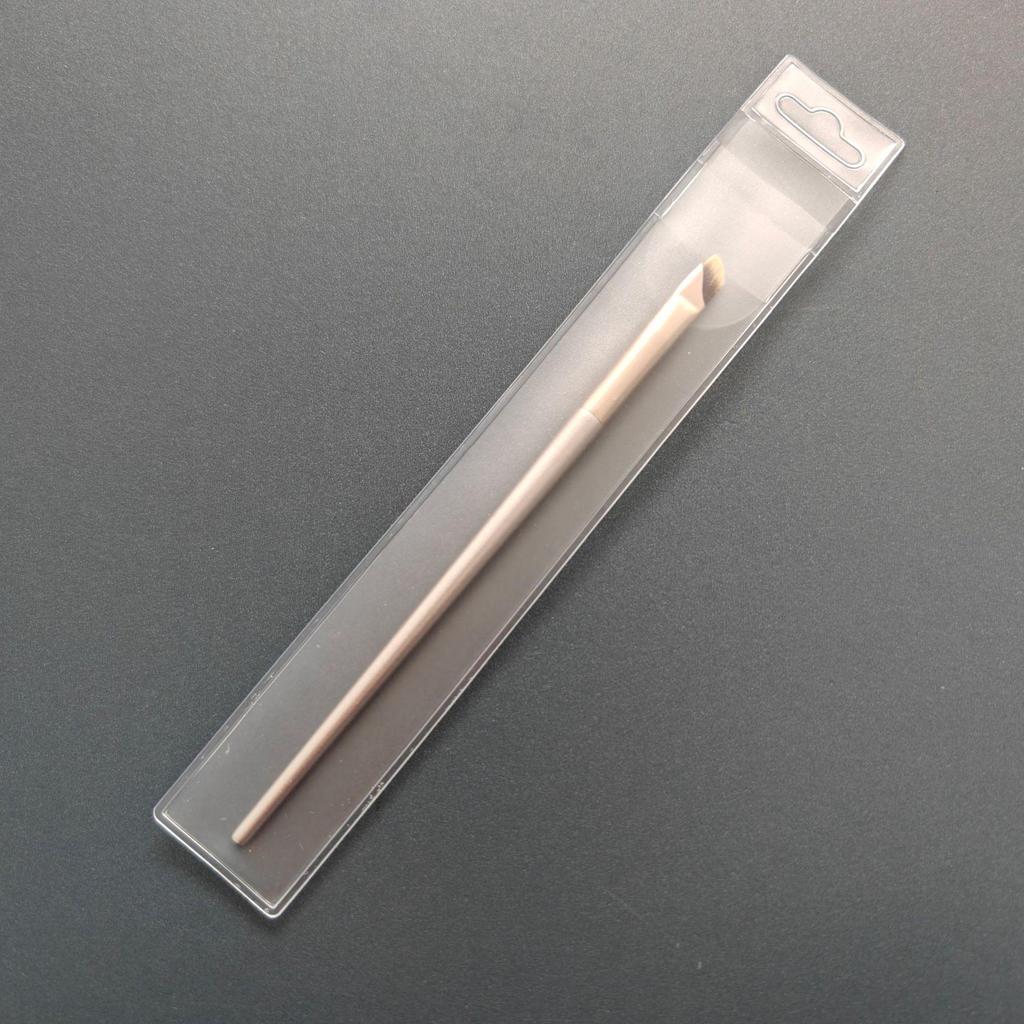 Crescent Eye Detail Brush: Small Fan Blade for Eyeliner and Eyeshadow