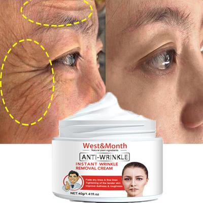 Eliminador instantáneo de arrugas, crema facial reafirmante, se desvanece, líneas finas, blanqueamiento antienvejecimiento, brillo e hidratación, Cosméticos Coreanos