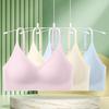 Traceless underwear women's summer small breasts gather, not empty cup, anti-sagging breast, no steel ring, comfortable back bra, bra