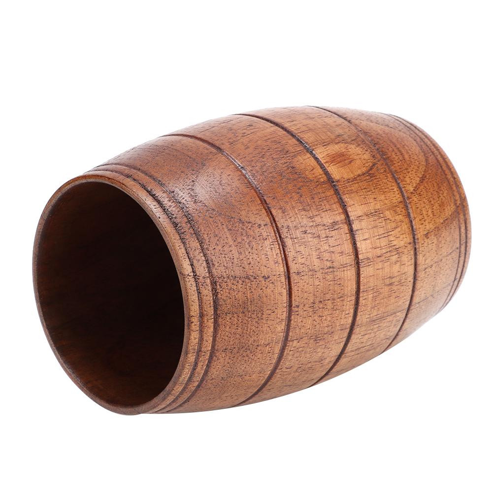 Haushalt Natur Klassisches Holz Wasserbecher Bier Kaffee Milch Tee Tasse