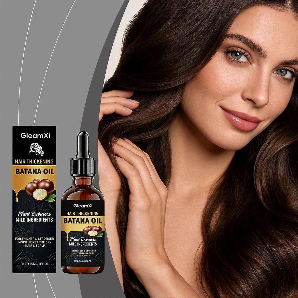 Gleamxi Batana Hair Care Oil - Gentle And Smooth Hair Nourishing Oil For Soft And Voluminous Hair